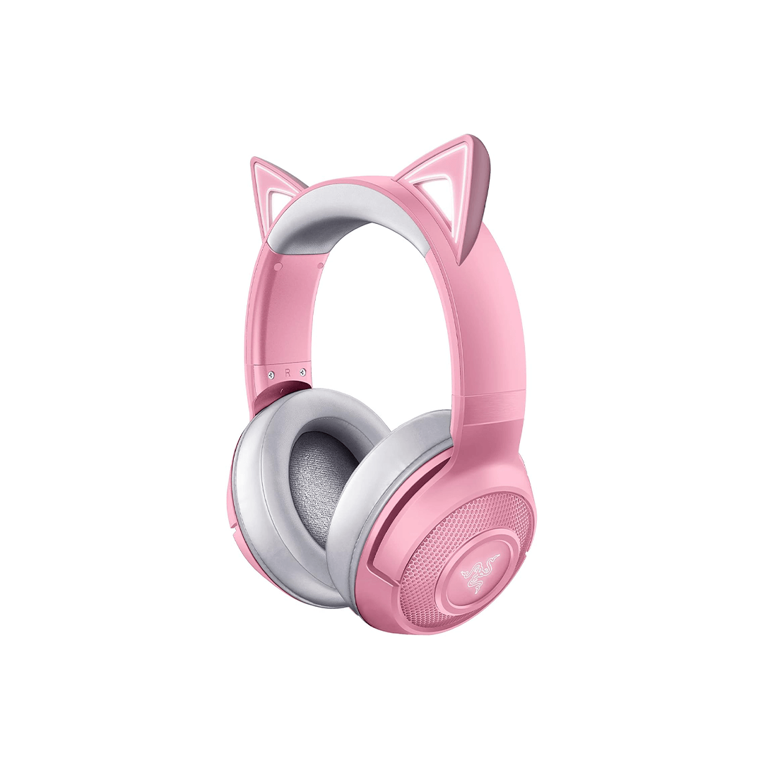 Razer Kraken BT Kitty Edition Wireless Bluetooth Headset with Razer Chroma RGB - Quartz in Qatar Razer Kraken BT Kitty Edition Wireless Bluetooth Headset with Razer Chroma RGB - Quartz in Qatar